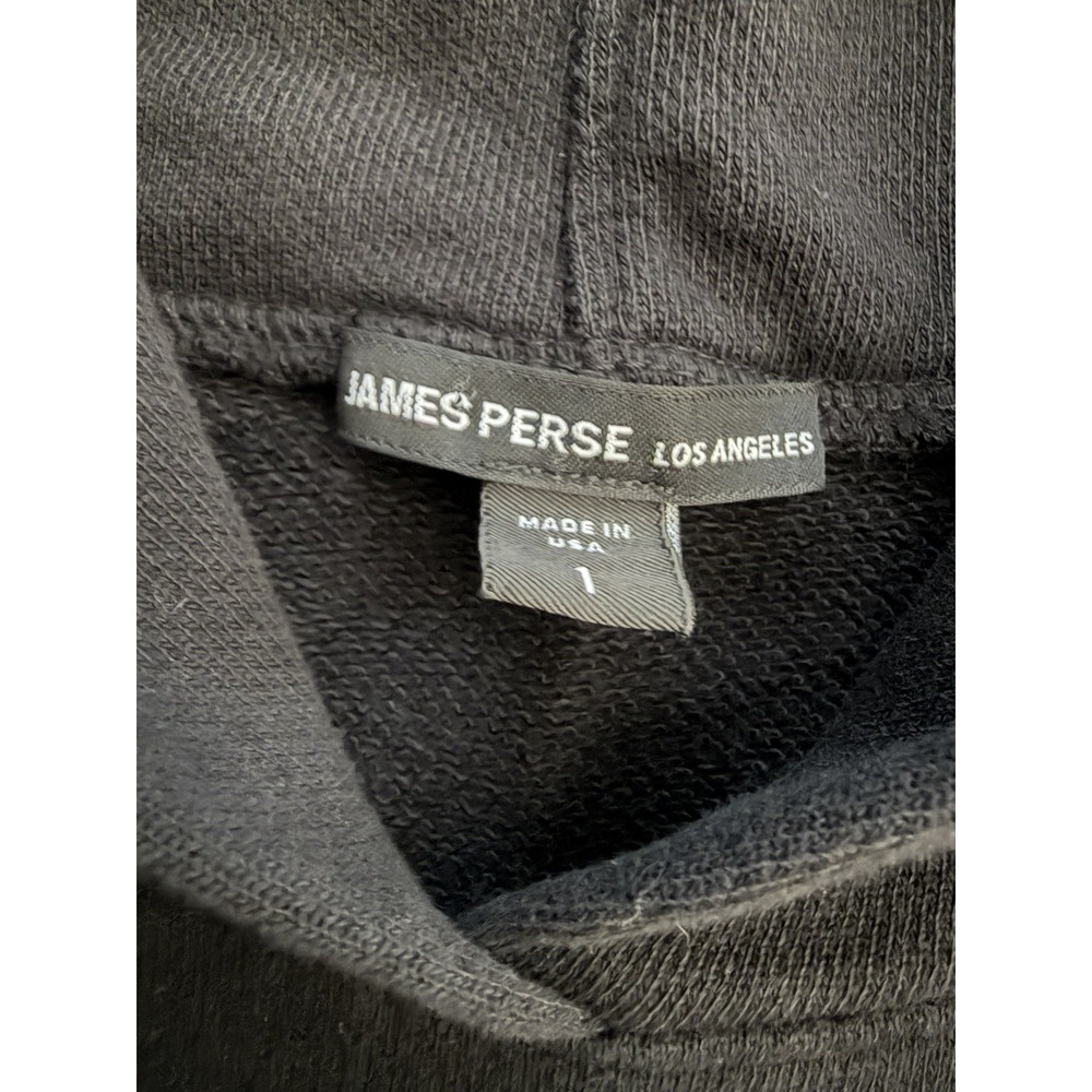 JAMES PERSE LA Black Live Nation Tour Sz 1 Small Graphic Hoodie Sweatshirt KL8-8 - Picture 3 of 8